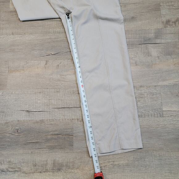 J Jill Purejill Wide Leg Pull On Pants Size Medium Tencel Cotton Blend Elastic - Picture 9 of 11